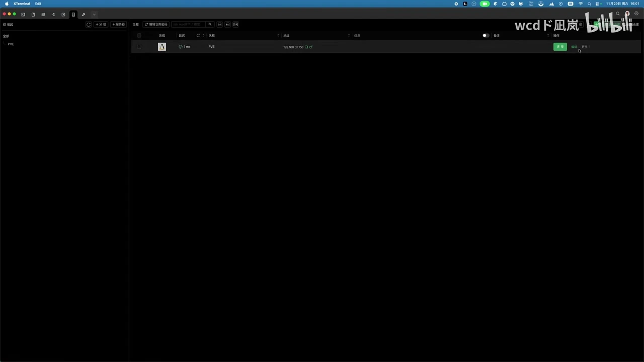 使用 SSH 终端登录 Proxmox VE 服务器执行命令
